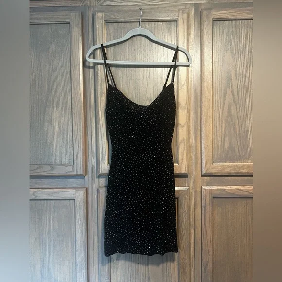 Lush Sparkle Lettuce Edge Minidress - Picture 1 of 7